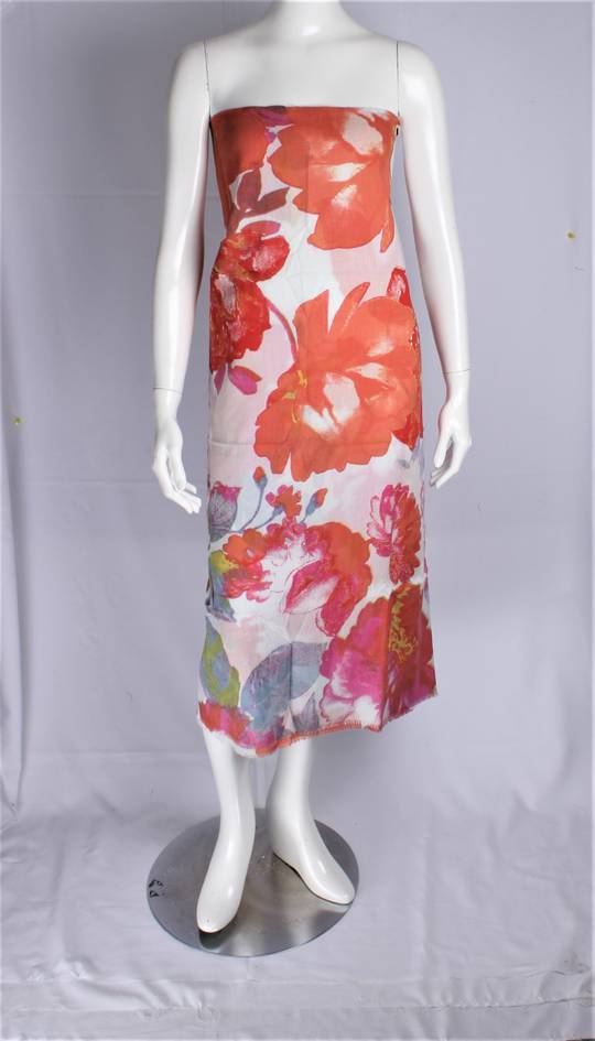 Alice & Lily 100% COTTON floral print sarong pink- Style SC/FLO/PNK